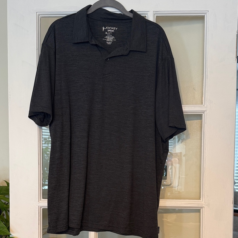 Jockey Men's Dark Gray Polo Shirt